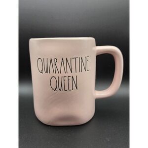 Rae Dunn Artisan Collection By Magenta Pink Quarantine Queen Mug Dishwasher Safe